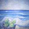 'Limones y mar' 1988 · 65x46 · Óleo sobre lienzo · Colección particular