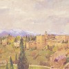 'Alhambra Granada' 2002 · Óleo sobre cartón · 33x112 · Colección particular