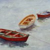 'Barcas' 1997 · Óleo sobre lienzo · 46x65 · Colección particular