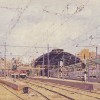 'Estacion del Norte' (Valencia) 1997 · Óleo sobre cartón · 48x67 · Colección particular