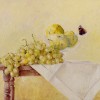 'Frutas con Mariposa' 1997 · Óleo sobre lienzo · 45x65 · Colección particular