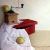 'Molinillo de cafe' 1982 · Óleo sobre lienzo · 65x81 · Colección particular