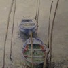 'Barcas' 1993 · Óleo sobre lienzo · 73x65 · Colección del pintor